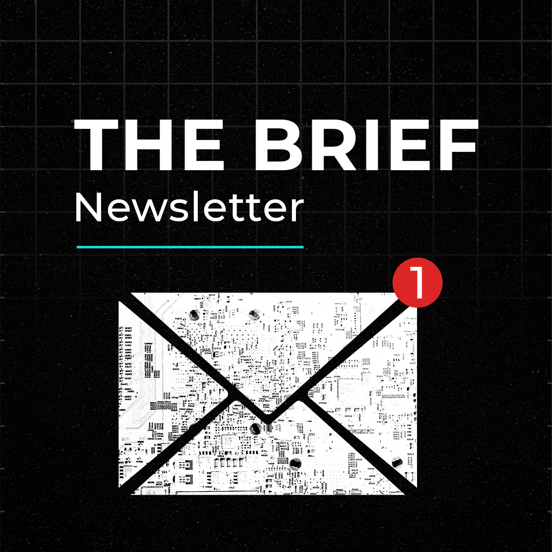 The Brief newsletter section with envelope icon