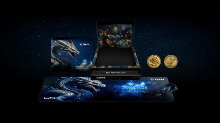 Titan 18 HX Dragon Edition Draco Epic Bundle Item res