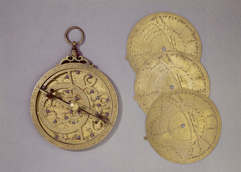 Abu Bakr Ibn Jusuf Astrolabe 1216 metal MeisterDrucke 362177