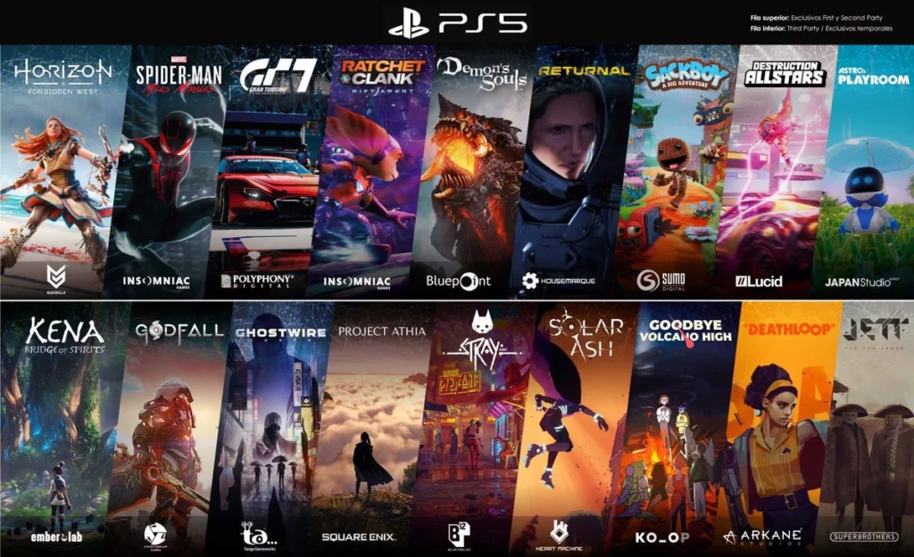PS5 Games Graphic 1200x1200