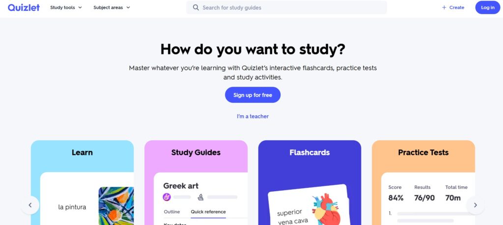"كويزليت" (Quizlet)