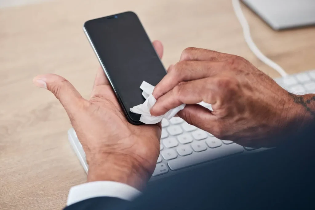 كيف تقوم بتنظيف الهاتف بطريقة صحيحة