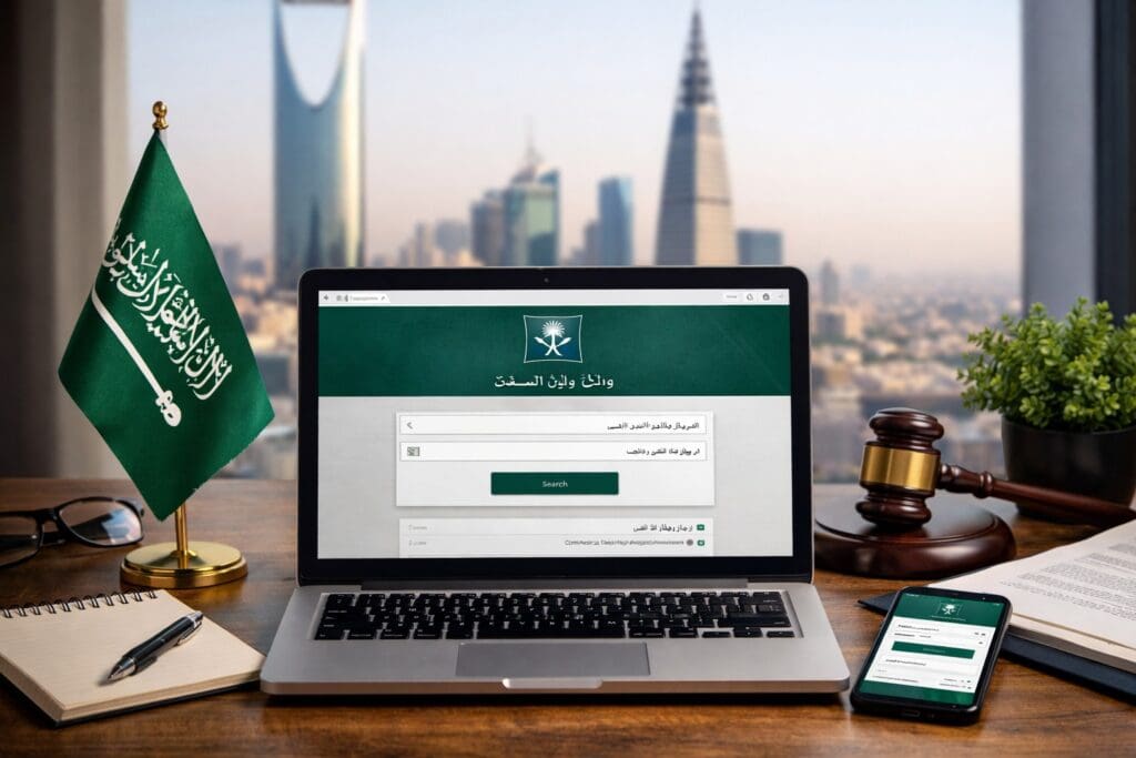 كيفية استعلام عن بيانات السجل التجاري من موقع وزارة التجارة السعودية